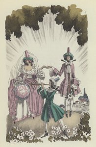 Illustration til Voltaires Candide